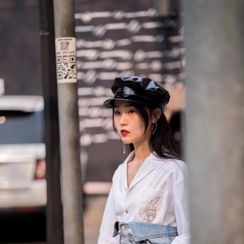 上海时尚街拍,潮流都市风采的交融