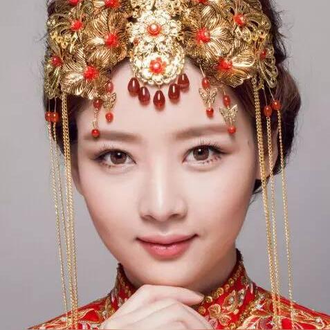 最新秀禾新娘造型细节图解,美丽无需言喻